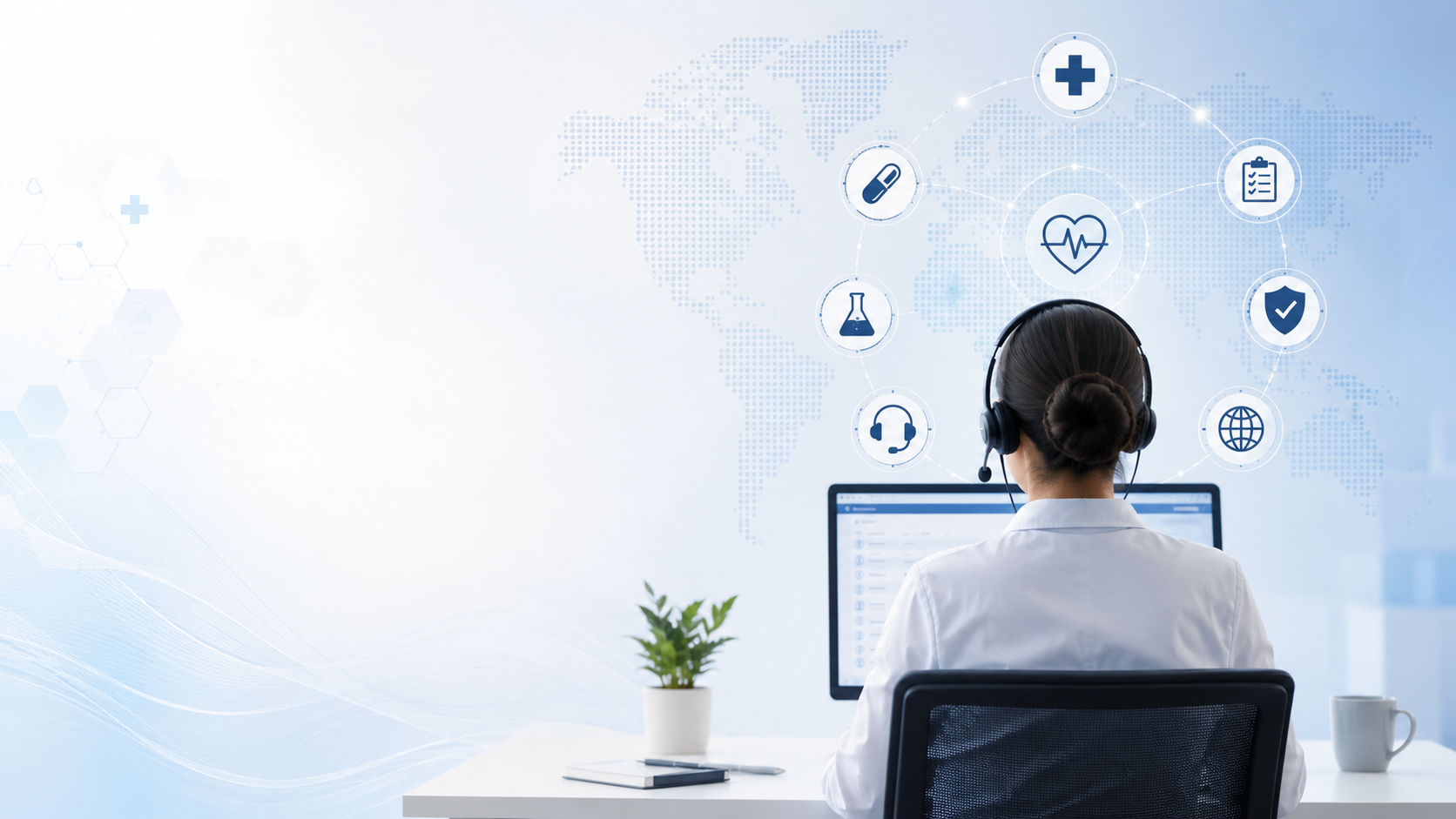 Medical information contact center specialist supporting global enquiries 24/7